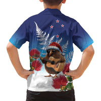 New Zealand Kiwi Christmas Family Matching Summer Maxi Dress and Hawaiian Shirt Xmas Vibe