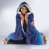 New Zealand Kiwi Christmas Hooded Blanket Xmas Vibe LT05 - Polynesian Pride