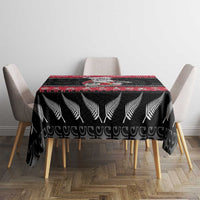 New Zealand Santa Tiki Christmas Tablecloth Meri Kirihimete LT05 - Polynesian Pride