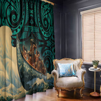 New Zealand Tamaki Herenga Waka Festival Window Curtain Maori Pattern LT05 - Polynesian Pride