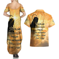 Happy Good Friday Couples Matching Summer Maxi Dress and Hawaiian Shirt God Will Bless You LT05 - Polynesian Pride
