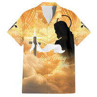 Happy Good Friday Family Matching Puletasi and Hawaiian Shirt God Will Bless You LT05 Dad's Shirt - Short Sleeve Gold - Polynesian Pride
