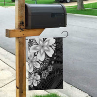 Polynesia Romantic Valentine Garden Flag Sea Turtle Couple With Black Plumeria LT05 - Polynesian Pride
