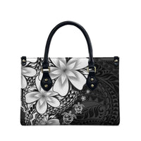 Polynesia Romantic Valentine Leather Bag Sea Turtle Couple With Black Plumeria LT05 - Polynesian Pride
