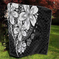 Polynesia Romantic Valentine Quilt Sea Turtle Couple With Black Plumeria LT05 - Polynesian Pride