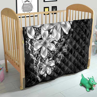 Polynesia Romantic Valentine Quilt Sea Turtle Couple With Black Plumeria LT05 - Polynesian Pride