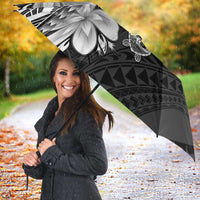 Polynesia Romantic Valentine Umbrella Sea Turtle Couple With Black Plumeria LT05 - Polynesian Pride