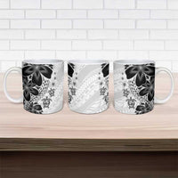 Polynesia Romantic Valentine Ceramic Mug Sea Turtle Couple With White Plumeria LT05 - Polynesian Pride
