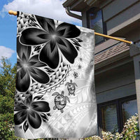 Polynesia Romantic Valentine Garden Flag Sea Turtle Couple With White Plumeria LT05 - Polynesian Pride