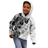 Polynesia Romantic Valentine Kid Hoodie Sea Turtle Couple With White Plumeria LT05 - Polynesian Pride
