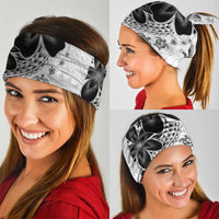 Polynesia Romantic Valentine Neck Gaiter Sea Turtle Couple With White Plumeria LT05 - Polynesian Pride