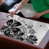 Polynesia Romantic Valentine Puzzle Sea Turtle Couple With White Plumeria LT05 - Polynesian Pride