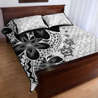 Polynesia Romantic Valentine Quilt Bed Set Sea Turtle Couple With White Plumeria LT05 - Polynesian Pride