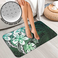 Polynesia Romantic Valentine Bathroom Set Sea Turtle Couple With Aqua Gradient Plumeria LT05 - Polynesian Pride