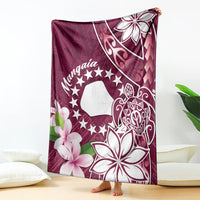 Cook Island Mangaia Gospel Day Blanket Floral Tribal Pattern LT05 - Polynesian Pride
