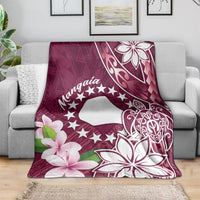 Cook Island Mangaia Gospel Day Blanket Floral Tribal Pattern LT05 - Polynesian Pride