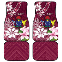 Personalised Cook Island Mangaia Gospel Day Car Mats Floral Tribal Pattern LT05 - Polynesian Pride