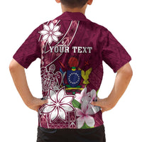 Personalised Cook Island Mangaia Gospel Day Hawaiian Shirt Floral Tribal Pattern LT05 - Polynesian Pride