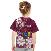 Personalised Cook Island Mangaia Gospel Day Kid T Shirt Floral Tribal Pattern LT05 - Polynesian Pride
