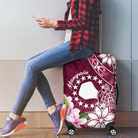 Cook Island Mangaia Gospel Day Luggage Cover Floral Tribal Pattern