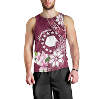 Personalised Cook Island Mangaia Gospel Day Men Tank Top Floral Tribal Pattern LT05 - Polynesian Pride
