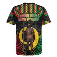 Vanuatu 46th Anniversary Independence Day Rugby Jersey Melanesian Warrior With Sand Drawing Pattern LT05 - Polynesian Pride