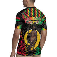 Vanuatu 46th Anniversary Independence Day Rugby Jersey Melanesian Warrior With Sand Drawing Pattern LT05 - Polynesian Pride