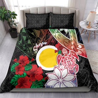 Vanuatu Shefa Day Bedding Set Floral Pattern LT05 - Polynesian Pride