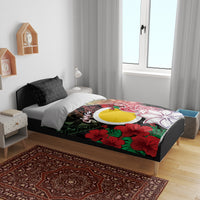 Vanuatu Shefa Day Bedding Set Floral Pattern LT05 - Polynesian Pride