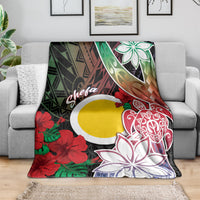Vanuatu Shefa Day Blanket Floral Pattern LT05 - Polynesian Pride