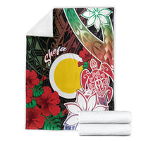 Vanuatu Shefa Day Blanket Floral Pattern LT05 - Polynesian Pride