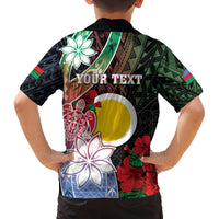 Personalised Vanuatu Shefa Day Family Matching Puletasi and Hawaiian Shirt Floral Pattern LT05 - Polynesian Pride