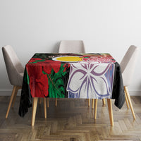 Vanuatu Shefa Day Tablecloth Floral Pattern LT05 - Polynesian Pride