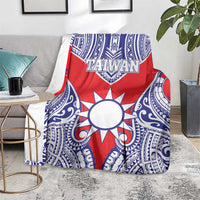 Taiwan Blanket Austronesian Tribal Tattoo Red - Polynesian Pride