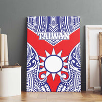 Taiwan Canvas Wall Art Austronesian Tribal Tattoo Red - Polynesian Pride