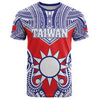 Personalised Taiwan T Shirt Austronesian Tribal Tattoo Red - Polynesian Pride