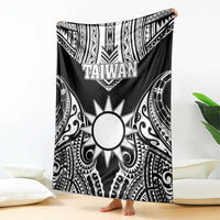 Taiwan Blanket Austronesian Tribal Tattoo Black - Polynesian Pride