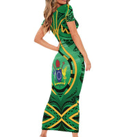 Cook Islands Constitution Day Family Matching Short Sleeve Bodycon Dress and Hawaiian Shirt 60th Anniversary - Polynesian Pride