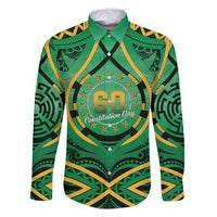 Cook Islands Constitution Day Family Matching Summer Maxi Dress and Hawaiian Shirt 60th Anniversary - Polynesian Pride