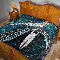 New Zealand Aotearoa Quilt Maori Hei Rehua Paua Shell Glitter Green