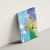 Happy Malampa Fiji Day Canvas Wall Art Half Mix Style LT05 - Polynesian Pride