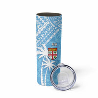 Happy Malampa Fiji Day Skinny Tumbler Half Mix Style LT05 - Polynesian Pride