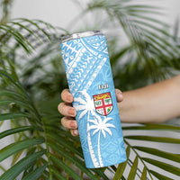 Happy Malampa Fiji Day Skinny Tumbler Half Mix Style LT05 - Polynesian Pride