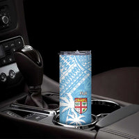 Happy Malampa Fiji Day Skinny Tumbler Half Mix Style LT05 - Polynesian Pride
