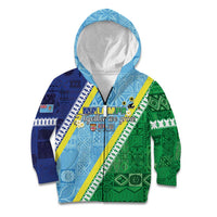 Love Malampa Fiji Day Kid Hoodie Together We Grow