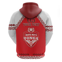 Custom Tonga Mate Maa Rugby Hoodie Go Champions