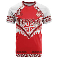 Custom Tonga Mate Maa Rugby T Shirt Go Champions LT05 Red - Polynesian Pride