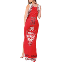 Custom Tonga Mate Maa Rugby Tank Maxi Dress Go Champions LT05 - Polynesian Pride