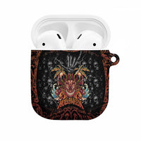 Aloha Halloween AirPods Case Horror Tiki Heavy Metal Style LT05 Black - Polynesian Pride