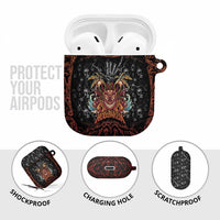 Aloha Halloween AirPods Case Horror Tiki Heavy Metal Style LT05 - Polynesian Pride